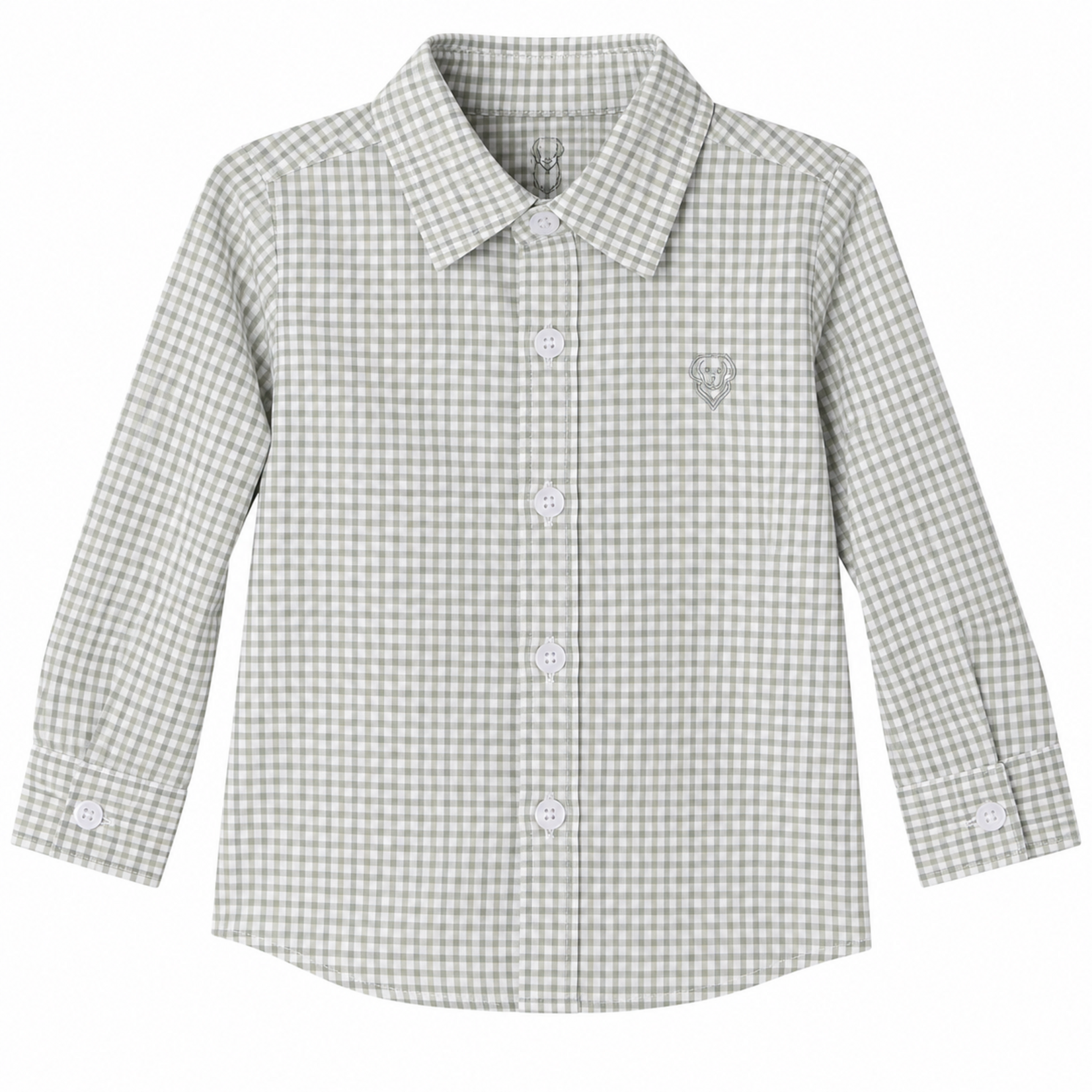 Millie Jay Grey & Sage Button Down