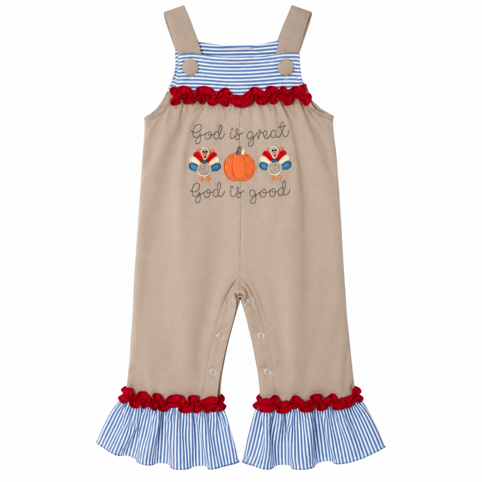 Millie Jay God is Great Turkey Jay Romper