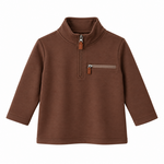 Millie Jay Kingston Brown 1/4 Zip Pullover