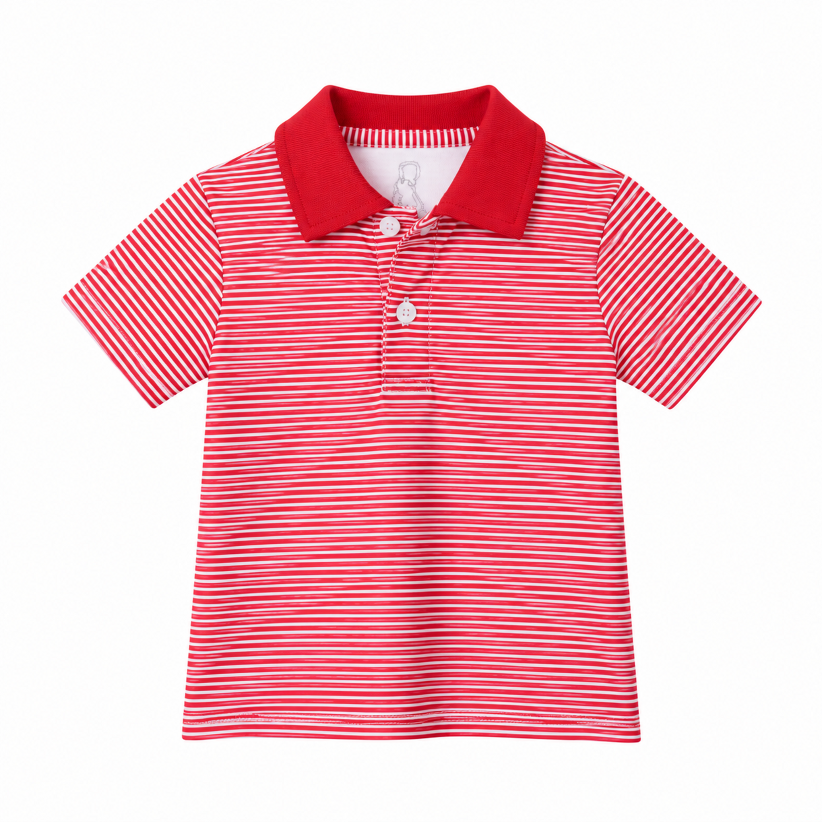 Millie Jay Dawson Red Stripe Polo