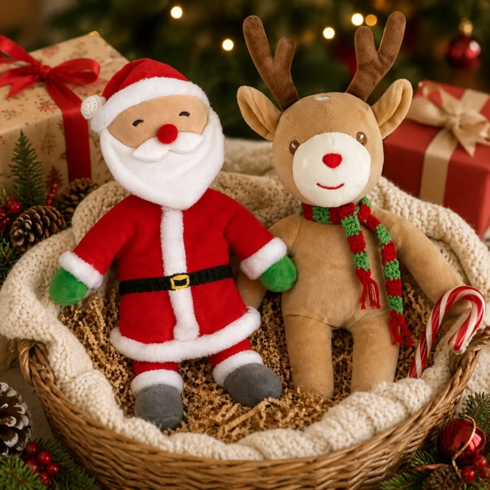 Petit Ami Plush Reindeer