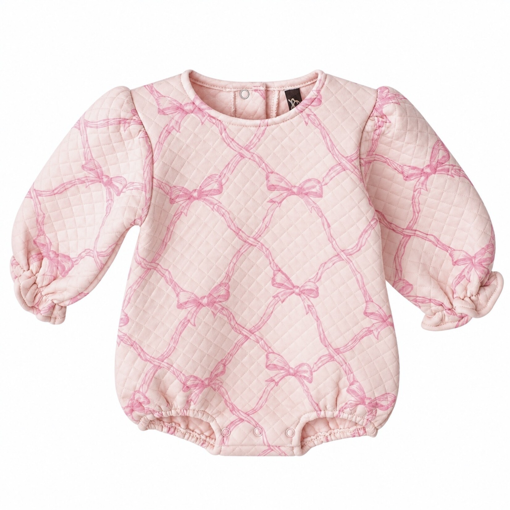 Banana Split Dainty Bows Quilted Bubble