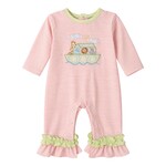 Three Sisters Noahs Ark Newborn Girl Romper