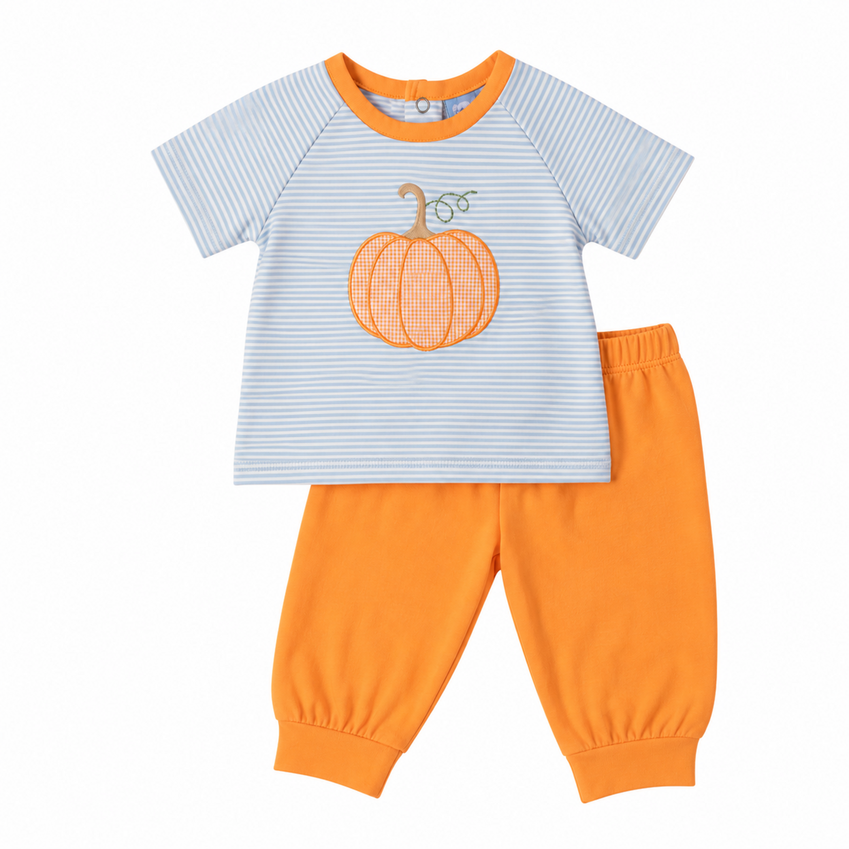 Three Sisters Pumpkin Applique Jogger Set