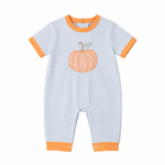 Three Sisters Pumpkin Applique Romper