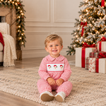 Three Sisters Santa Smocked Boy Longall