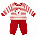 Three Sisters Santa Applique Jogger Set