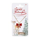 Great Pretenders Holiday Bow Necklace