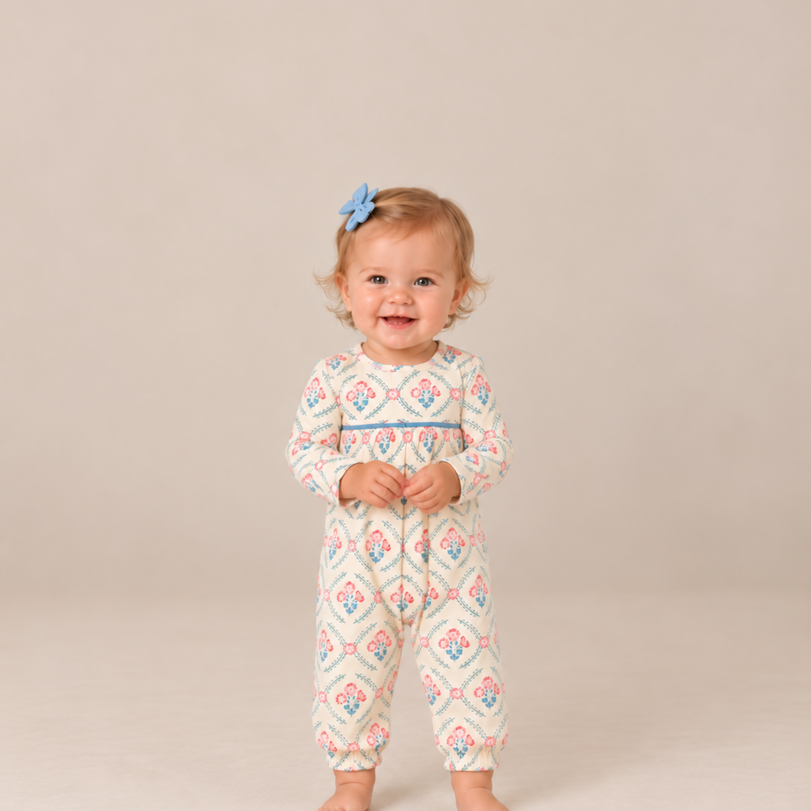 Ishtex Mum Flower Girl's Romper