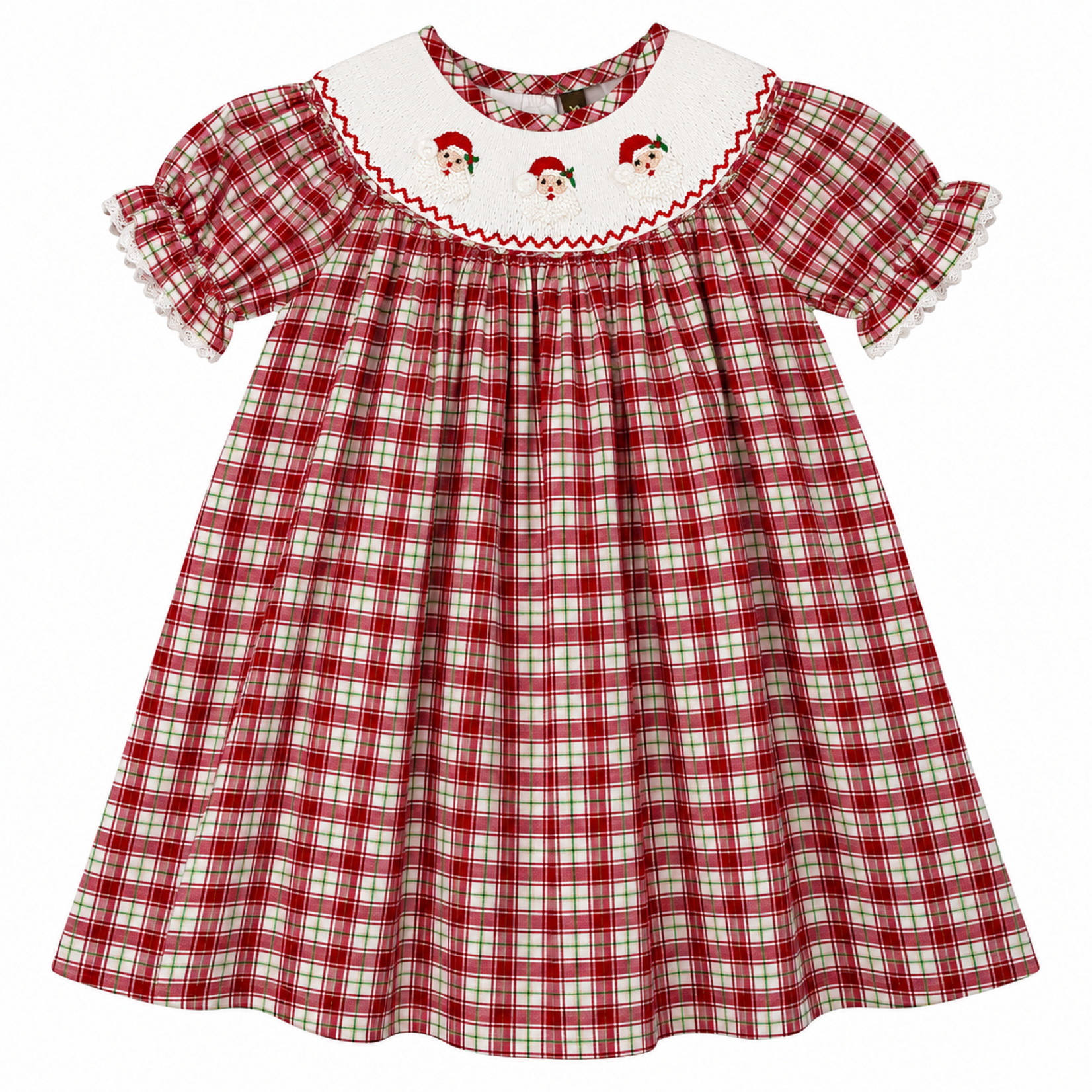 Banana Split Ho Ho Ho Smocked Bishop Dress