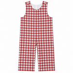 Banana Split Christmas Plaid Boys Longall