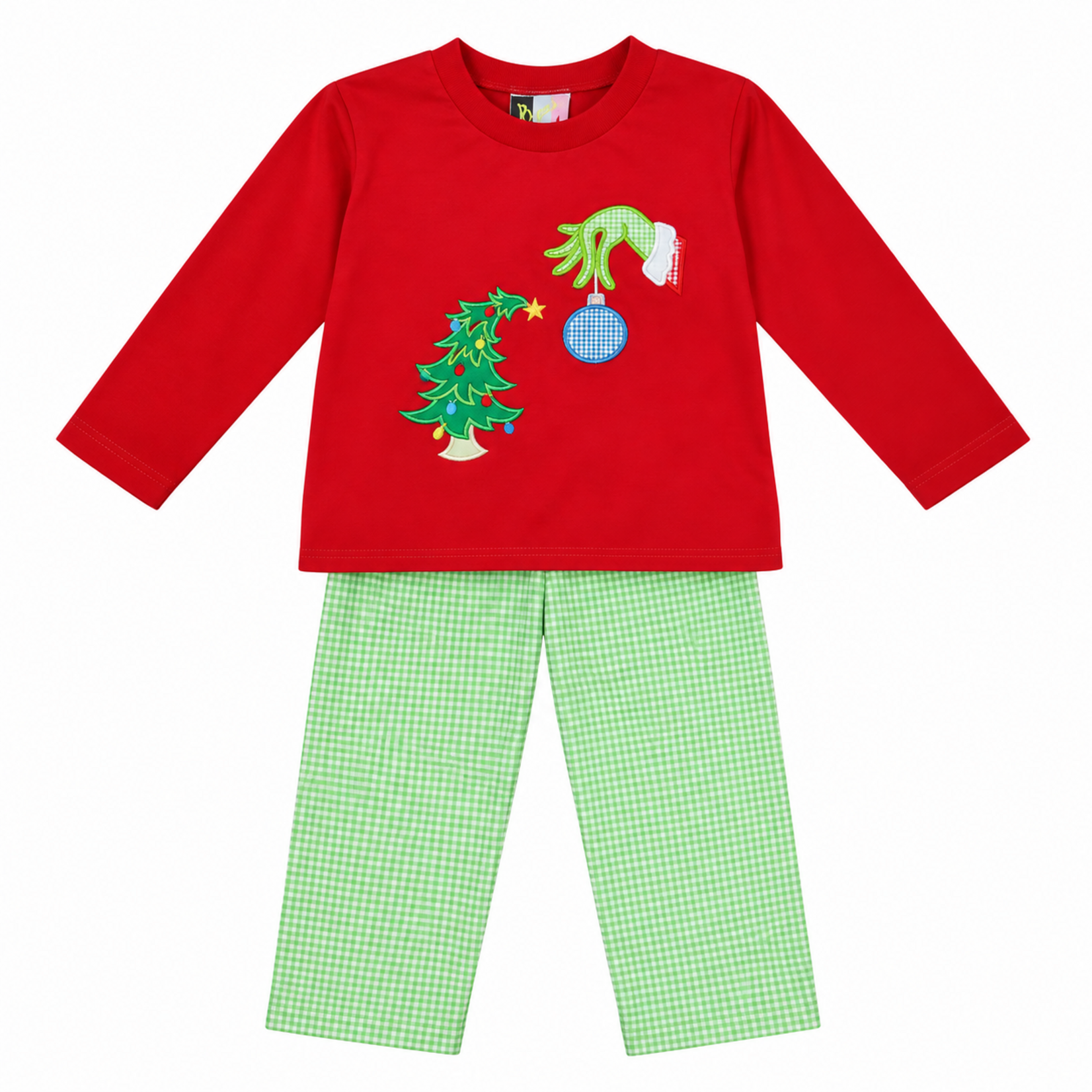 Banana Split Green & Grumpy Boys Pant Set