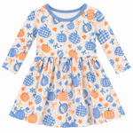 Twinkling Star Gingham Harvest Twirl Dress