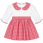 Sweet Dreams Red & White Plaid Dress