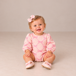 Banana Split Dainty Bows Quilted Bubble