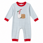 Three Sisters Milk & Cookies Boy Romper