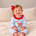 Three Sisters Milk & Cookies Girl Romper