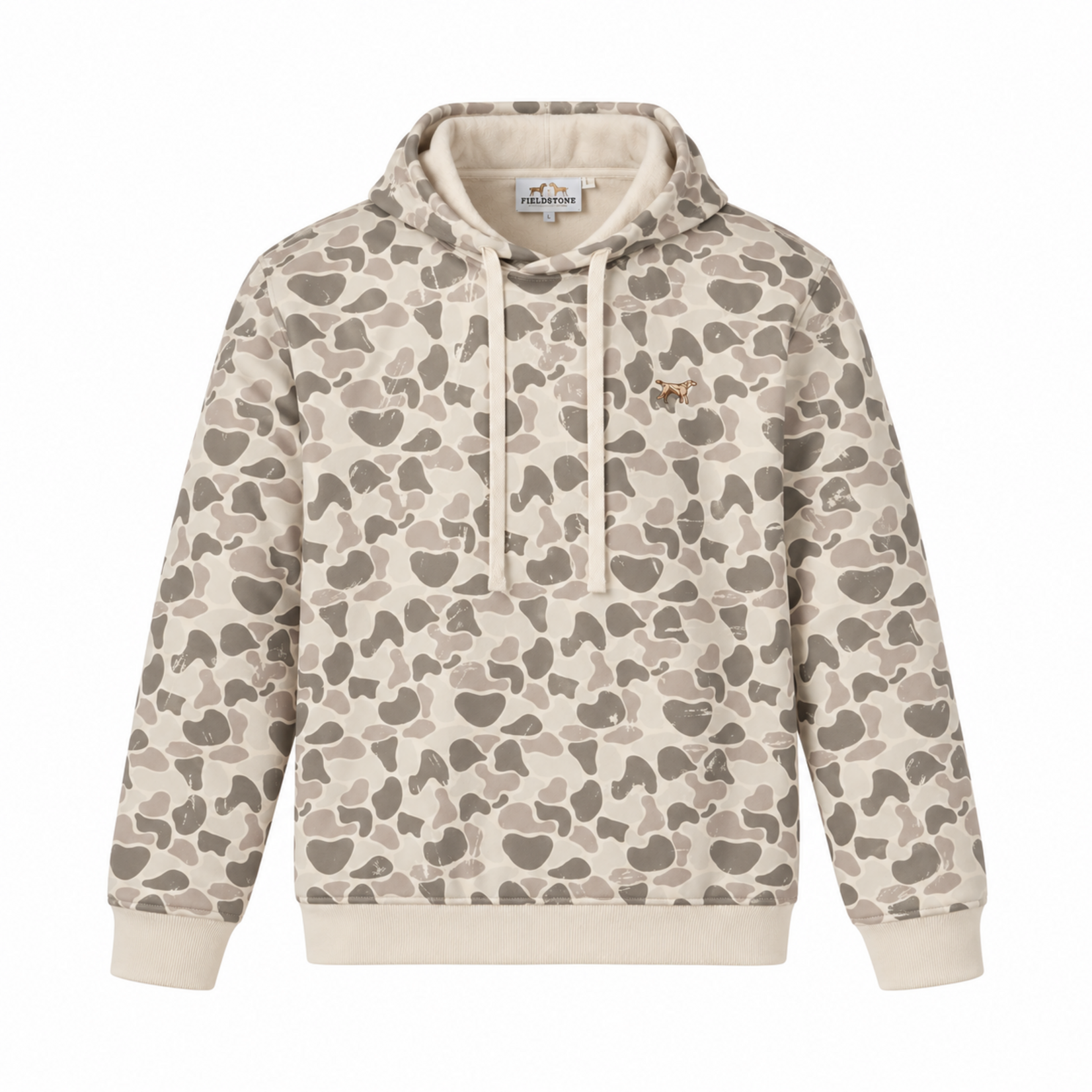 Fieldstone Marsh Camo Quilted Hoodie