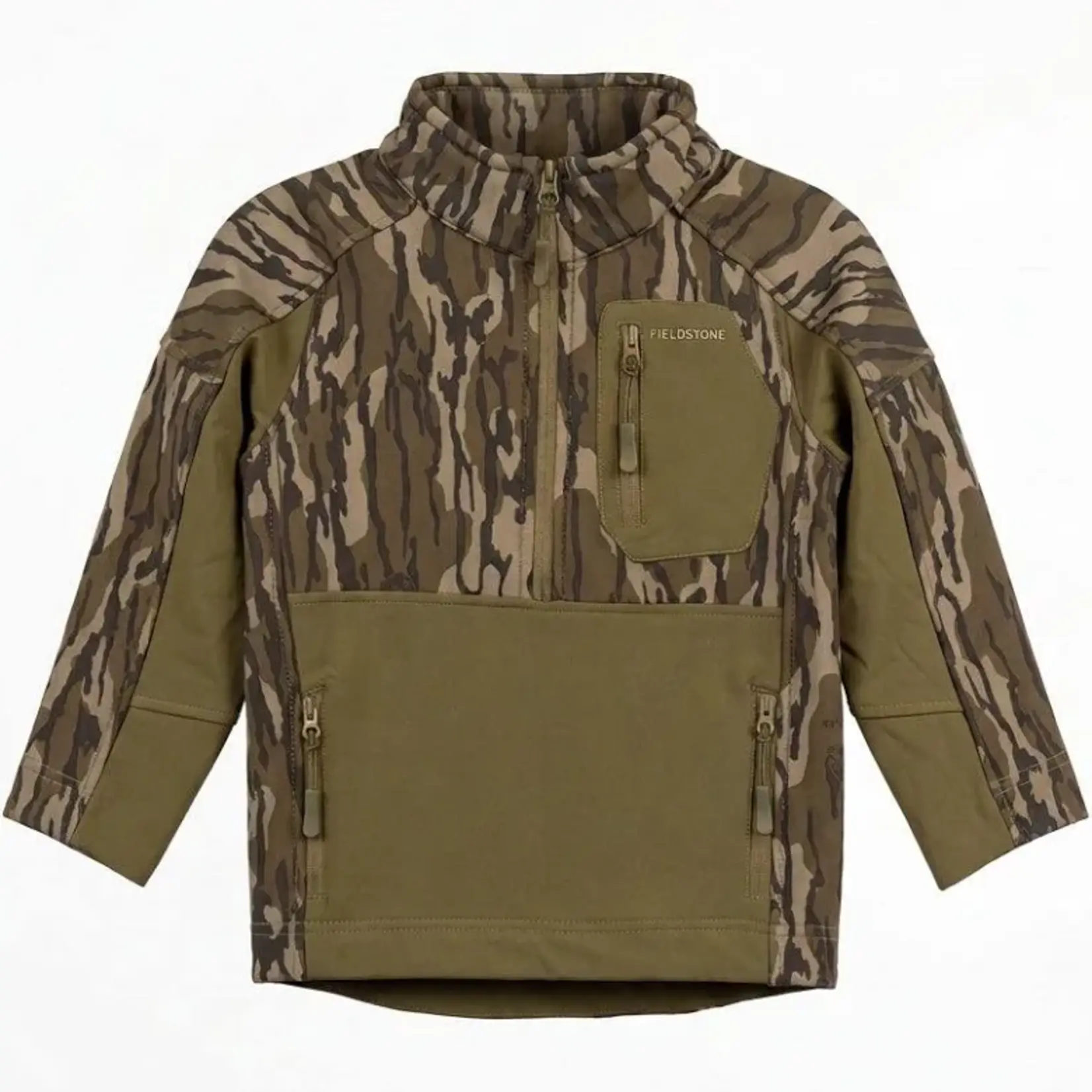 Fieldstone Bottomland Camo Pathfinder 1/4 Zip Pullover