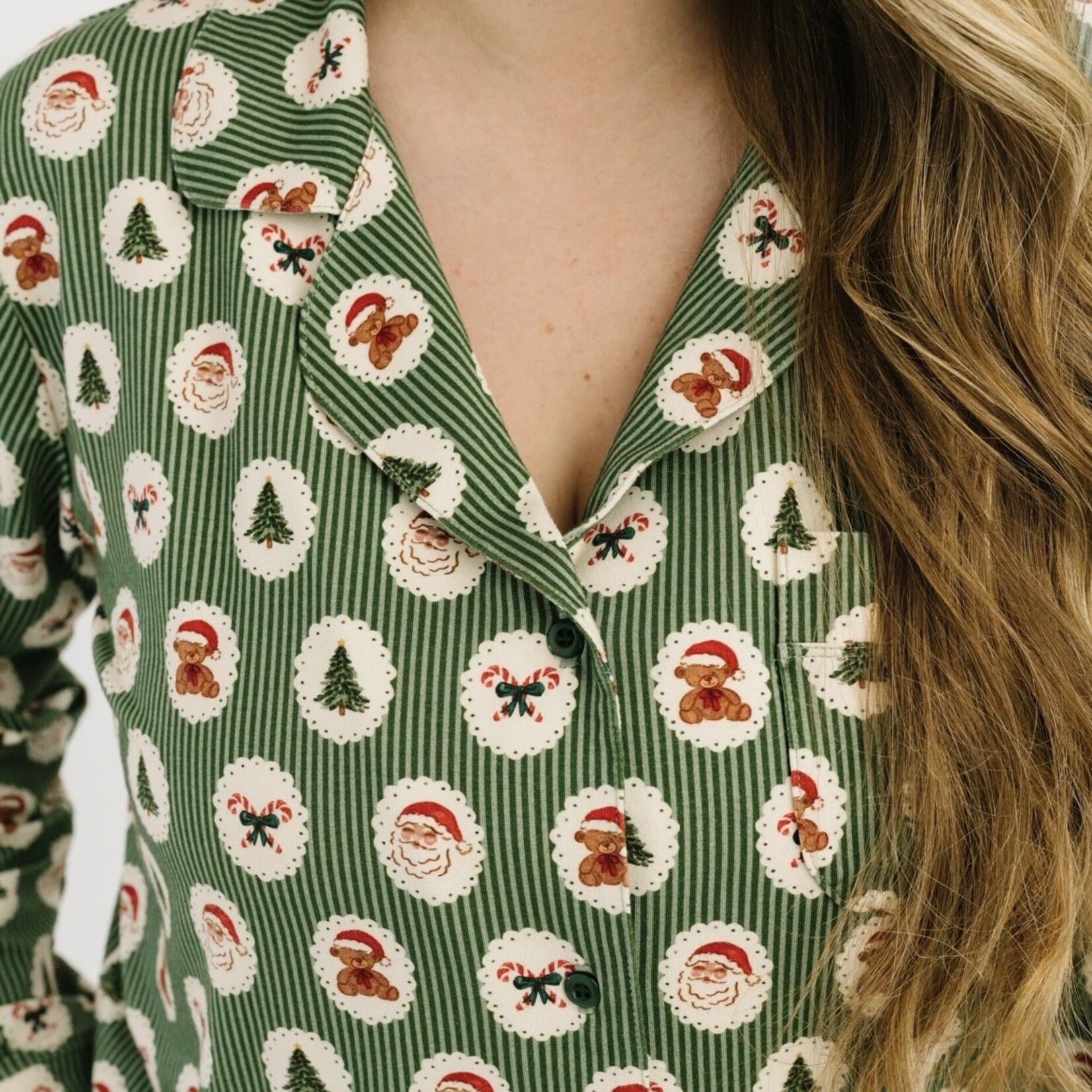 Little One Shop Holiday Heirloom Women's Button PJ Set