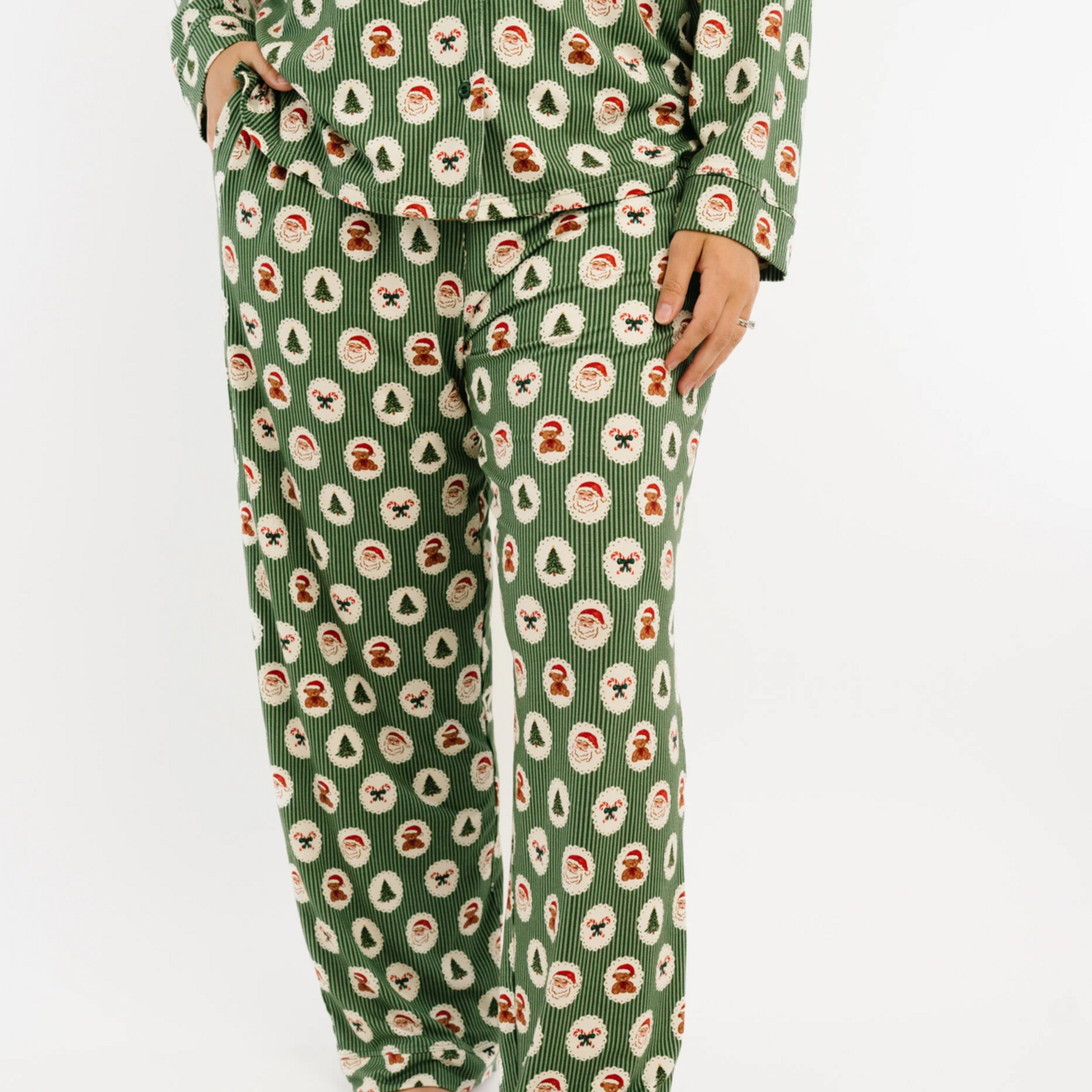 Little One Shop Holiday Heirloom Women's Button PJ Set