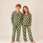 Little One Shop Holiday Heirloom Button PJ Set