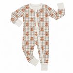 Hamner Hill Beary Merry Boys Zipper Romper