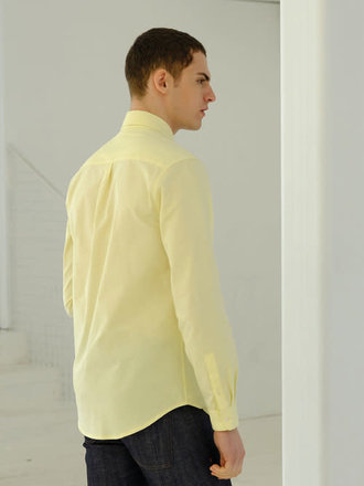 Marmier Chemise Oxford . Jaune pâle Marmier Chemise Oxford . Jaune pâle