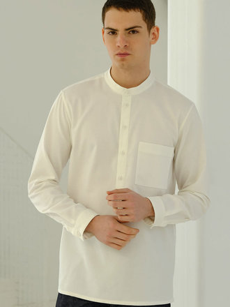 Marmier Chemise popover. Blanc Marmier Chemise popover. Blanc