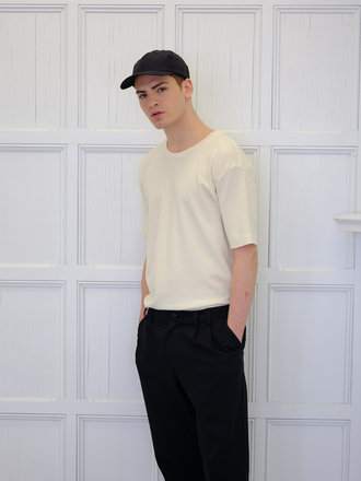 Marmier T-shirt en coton bio . Ivoire Marmier T-shirt en coton bio . Ivoire