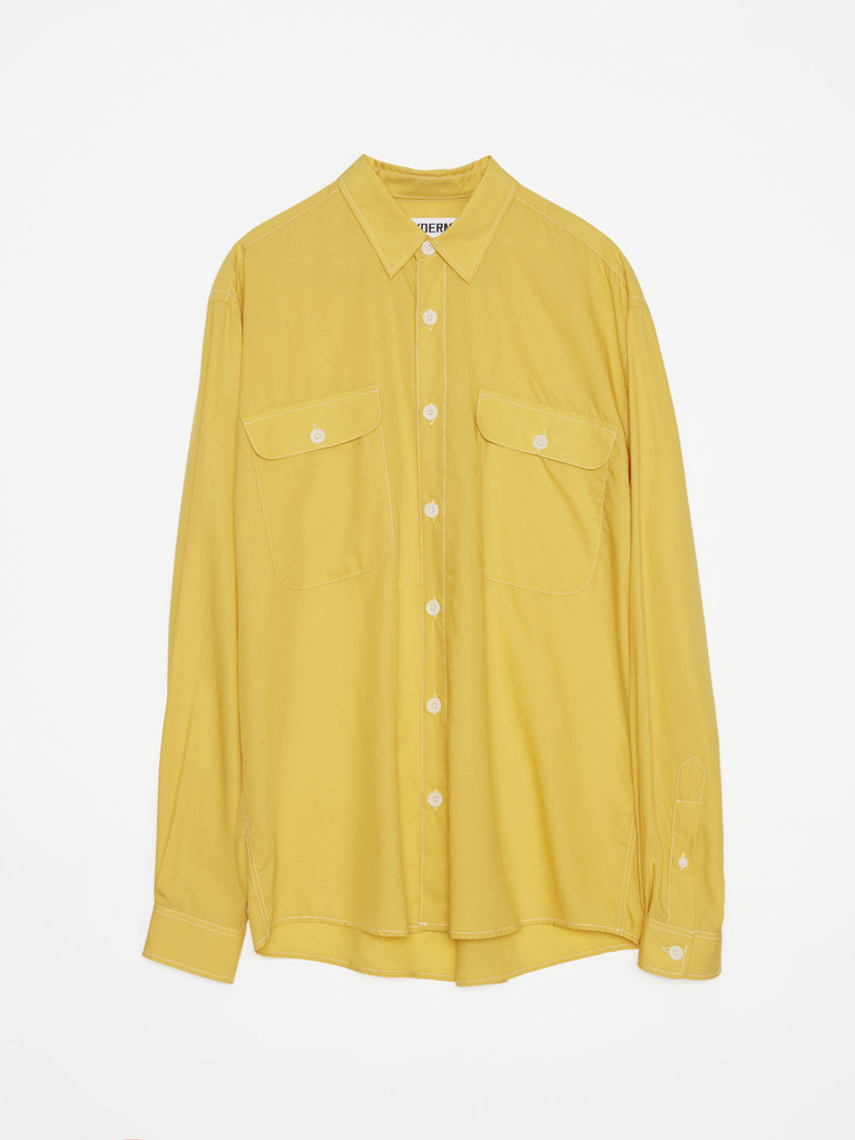 Boxy Tencel Shirt - Yellow | Schnayderman's - Betina Lou