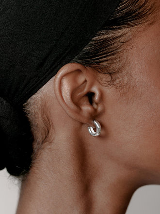 Wolf Circus Abbie small hoops . Sterling silver