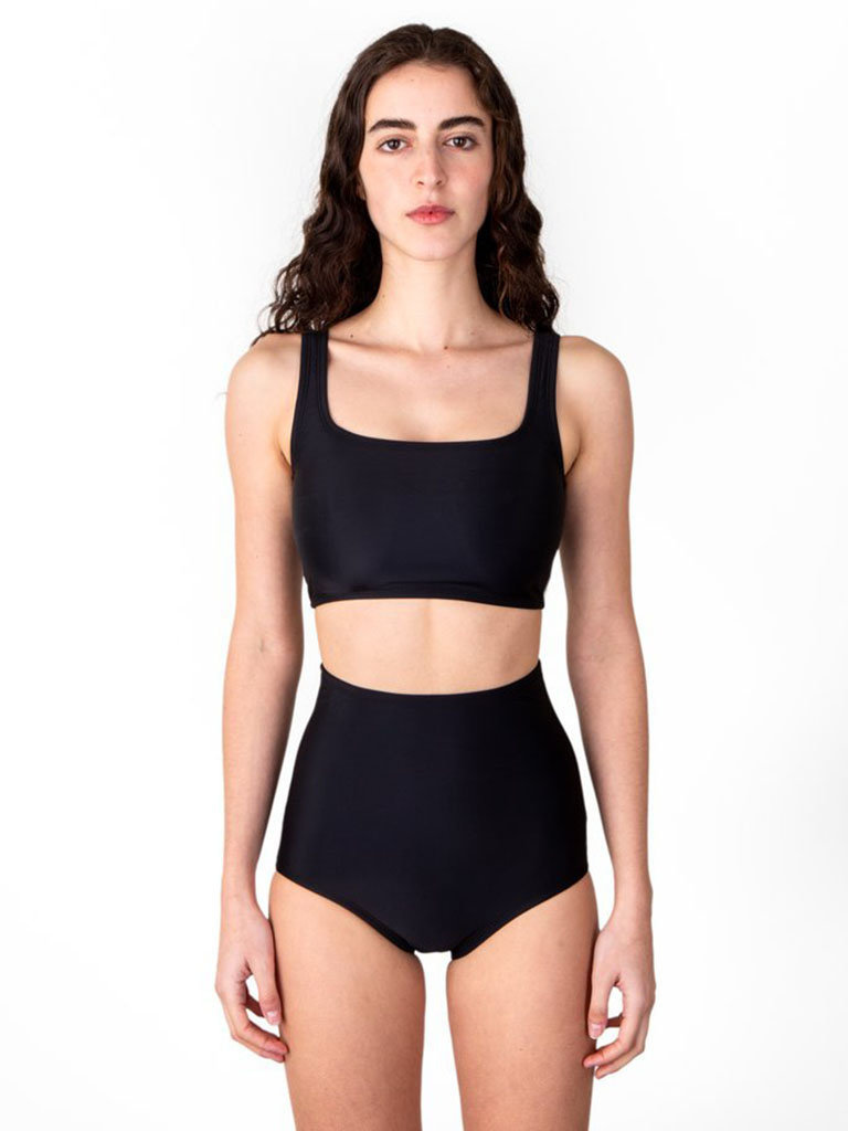 Minnow Bathers Iris bikini top . Black - Betina Lou