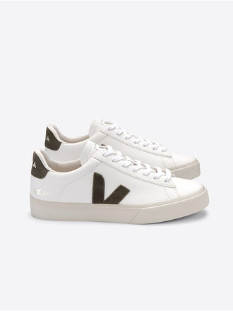 Veja Chaussure Campo Chromefree  . Blanc et kaki Veja Chaussure Campo Chromefree  . Blanc et kaki