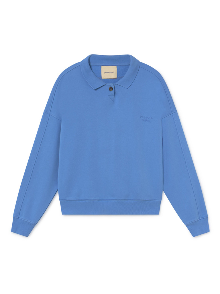PALOMA WOOL ネコ 長袖Tシャツ BLUE Paloma Wool Flovi Loose Kitten Top | Liberty