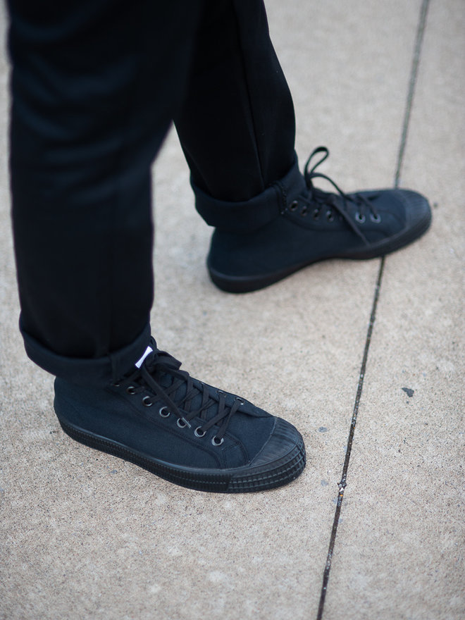 black novesta high tops