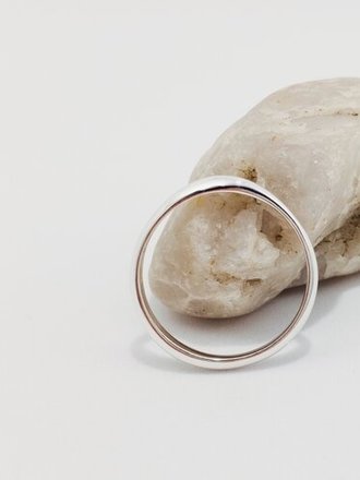L'Aune Soie Ring . Sterling silver