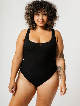 Mary Young Justaucorps Lani . Black Rib Mary Young Justaucorps Lani . Black Rib