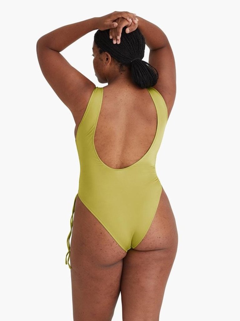 Mengual One-Piece Swimsuit . Light Green - Betina Lou