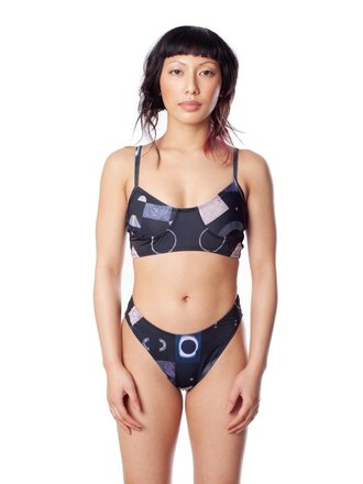 Minnow Bathers Haut de maillot Orbit . Imprimé Minnow X Maggie Groat