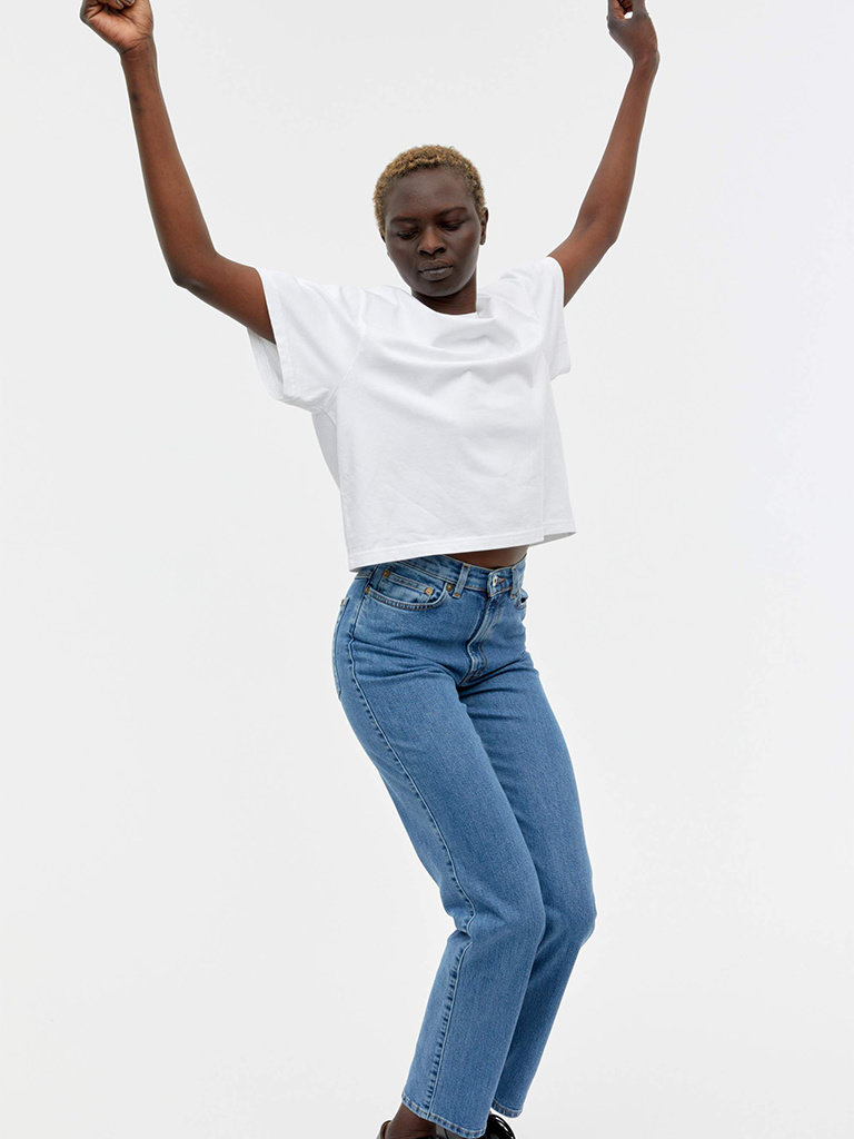 Ella High Rise Slim/Straight Leg Jeans 