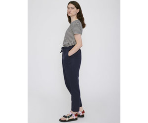 Organic Basics Tencel Woven Draw-Cord Pants . Navy