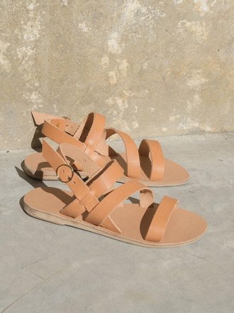 Kyma Sandales en cuir au tannage végétal Kimolos . Naturel Kyma Sandales en cuir au tannage végétal Kimolos . Naturel