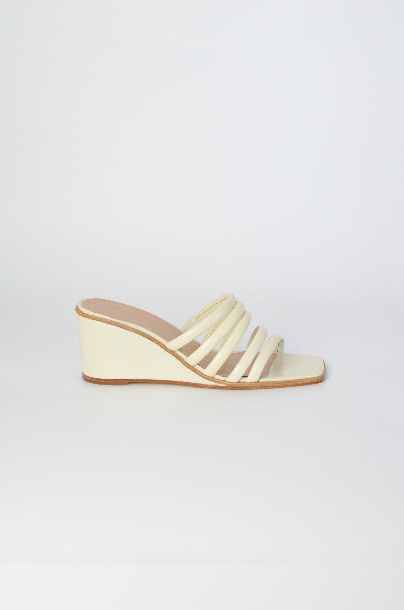 Magdalene leather sandals . Ecru - Betina Lou