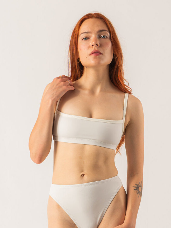 Rosa 2.0 Bathing Suit Bottoms . Off White - Betina Lou