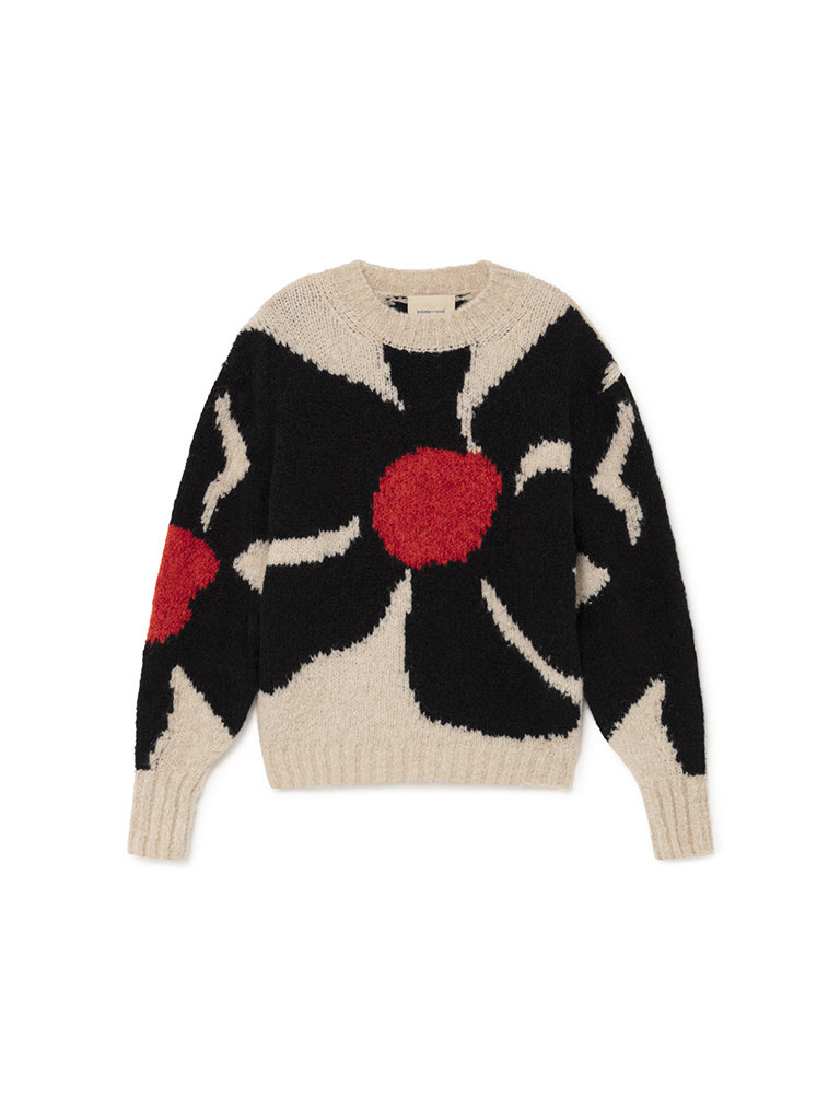 Hana Knitted Sweater . Black - Betina Lou