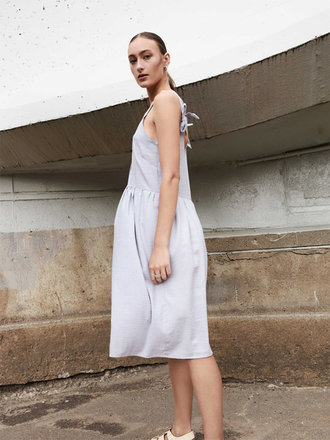 Eve Gravel Paloma Dress in Mauve Eve Gravel Paloma Dress in Mauve