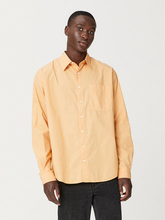 Schnaydermans Chemise non-binaire GD Poplin . Orange pâle Schnaydermans Chemise non-binaire GD Poplin . Orange pâle