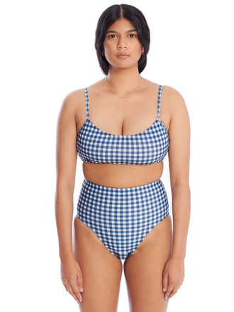 Minnow Bathers Bas de maillot Riviera . Gingham marine Minnow Bathers Bas de maillot Riviera . Gingham marine