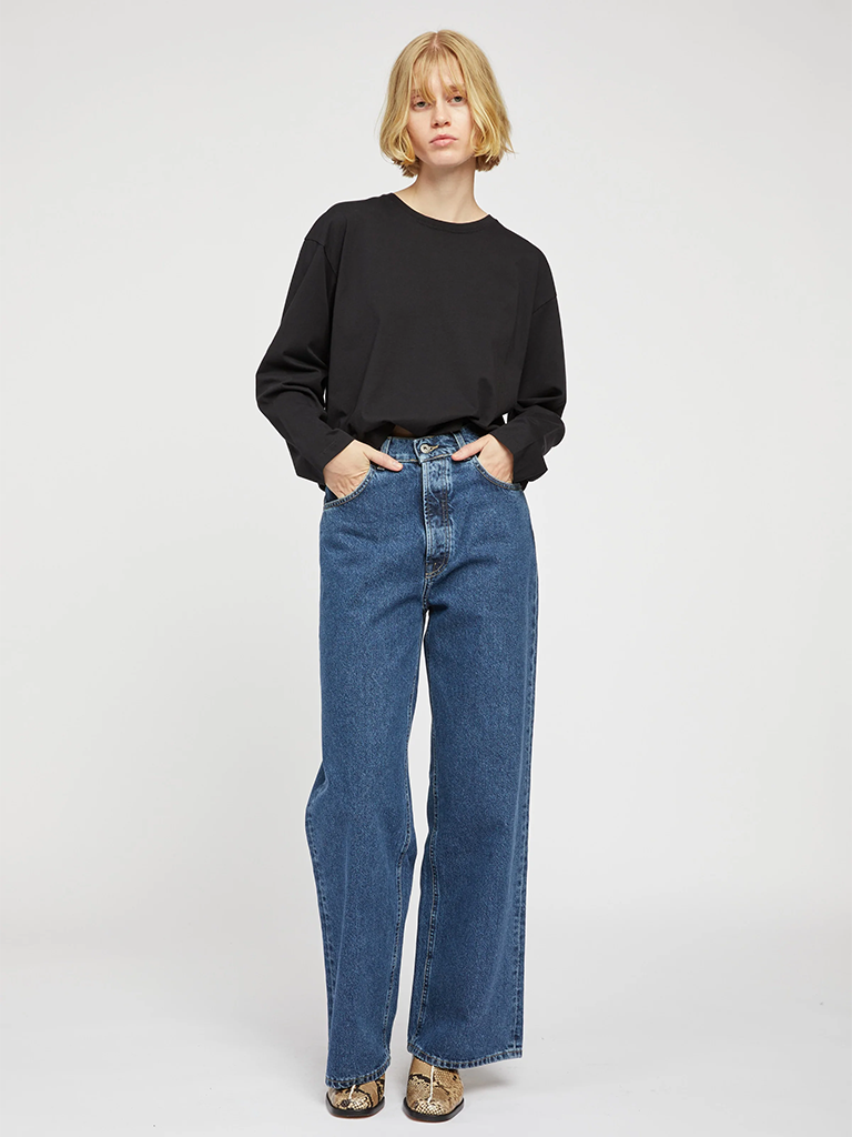 Joelle Baggy High-Waisted Jean . Japan Dawn - Betina Lou